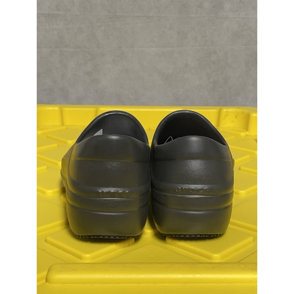 NWT Crocs Neria Pro II Work Clog Black Women's Size 9 Slip-On Professional Shoes - Picture 7 of 11